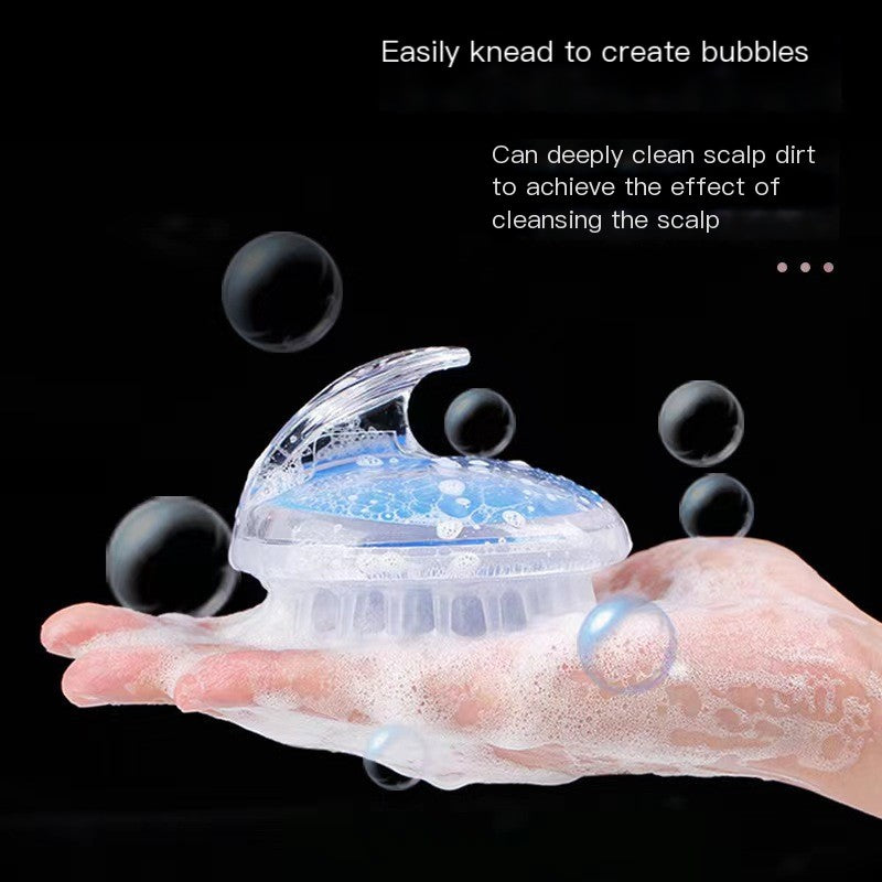 Scalp Massager Brush with Shampoo Dispenser